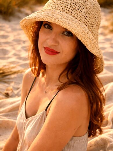 Chapeau Lyly femme beige